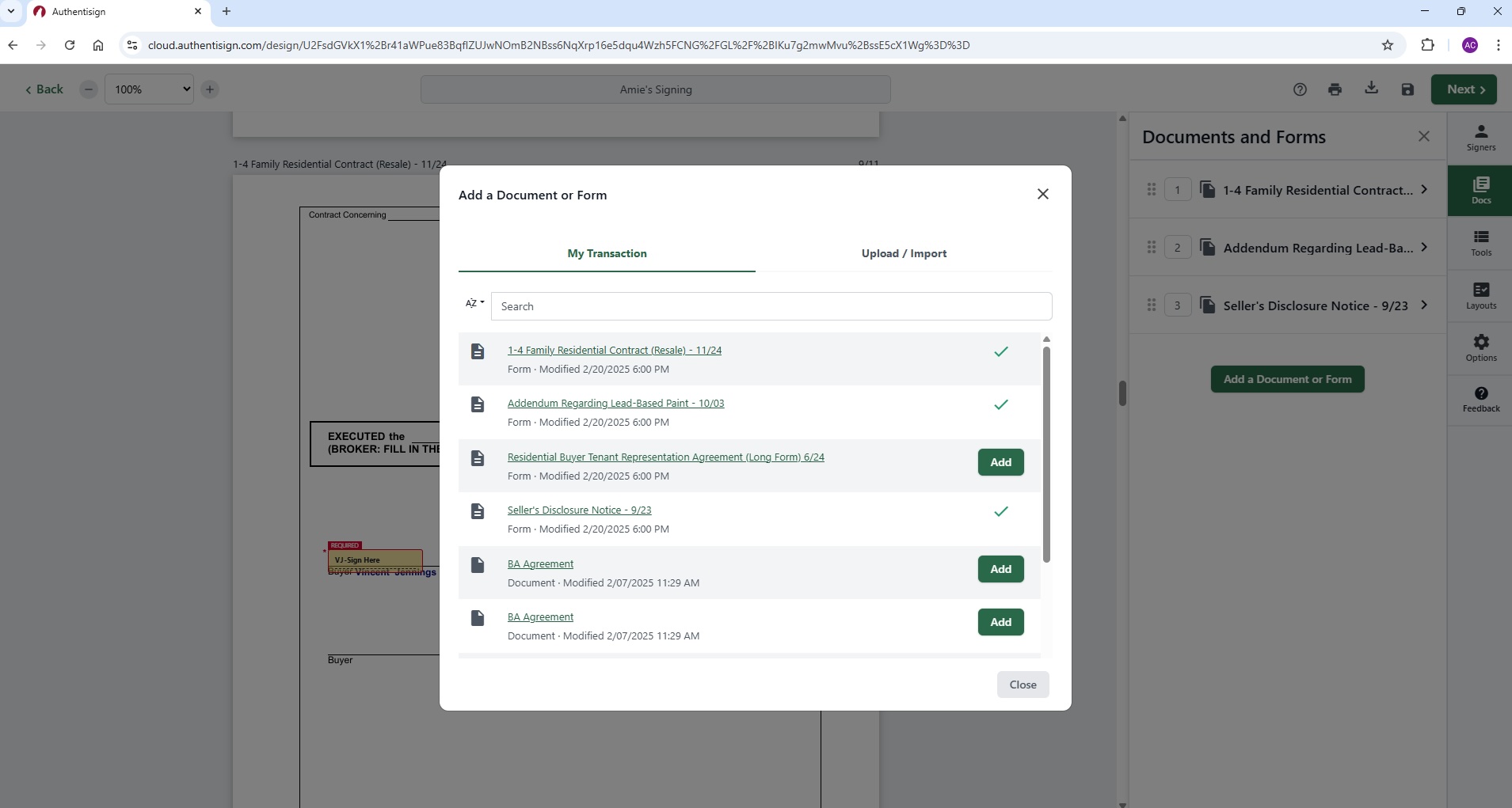 screenshot of Lone Wolf Authentisign